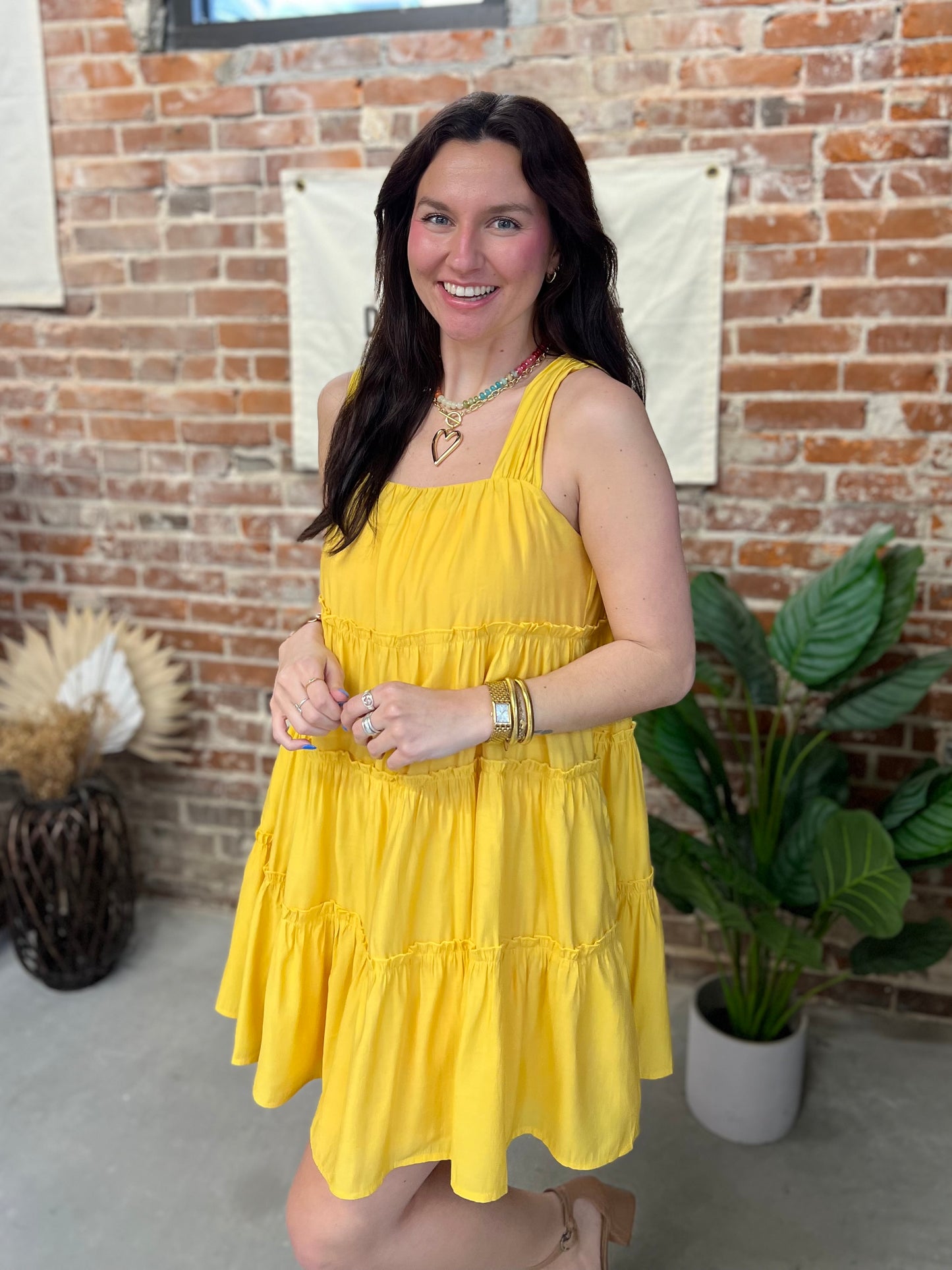 Lemon Twist Mini Dress