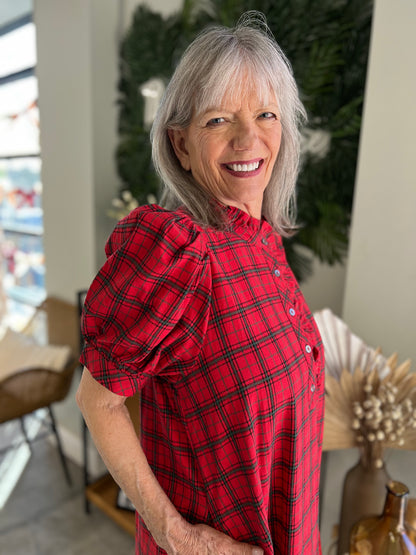 Jayna Plaid Dress