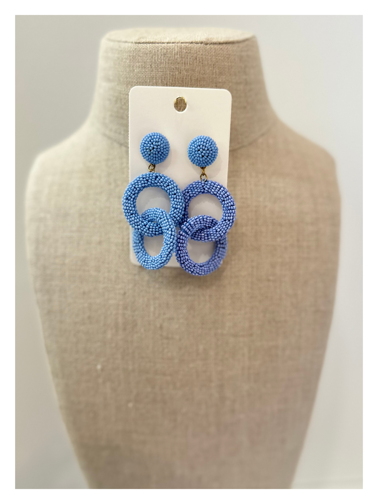 Blue Waves Earrings