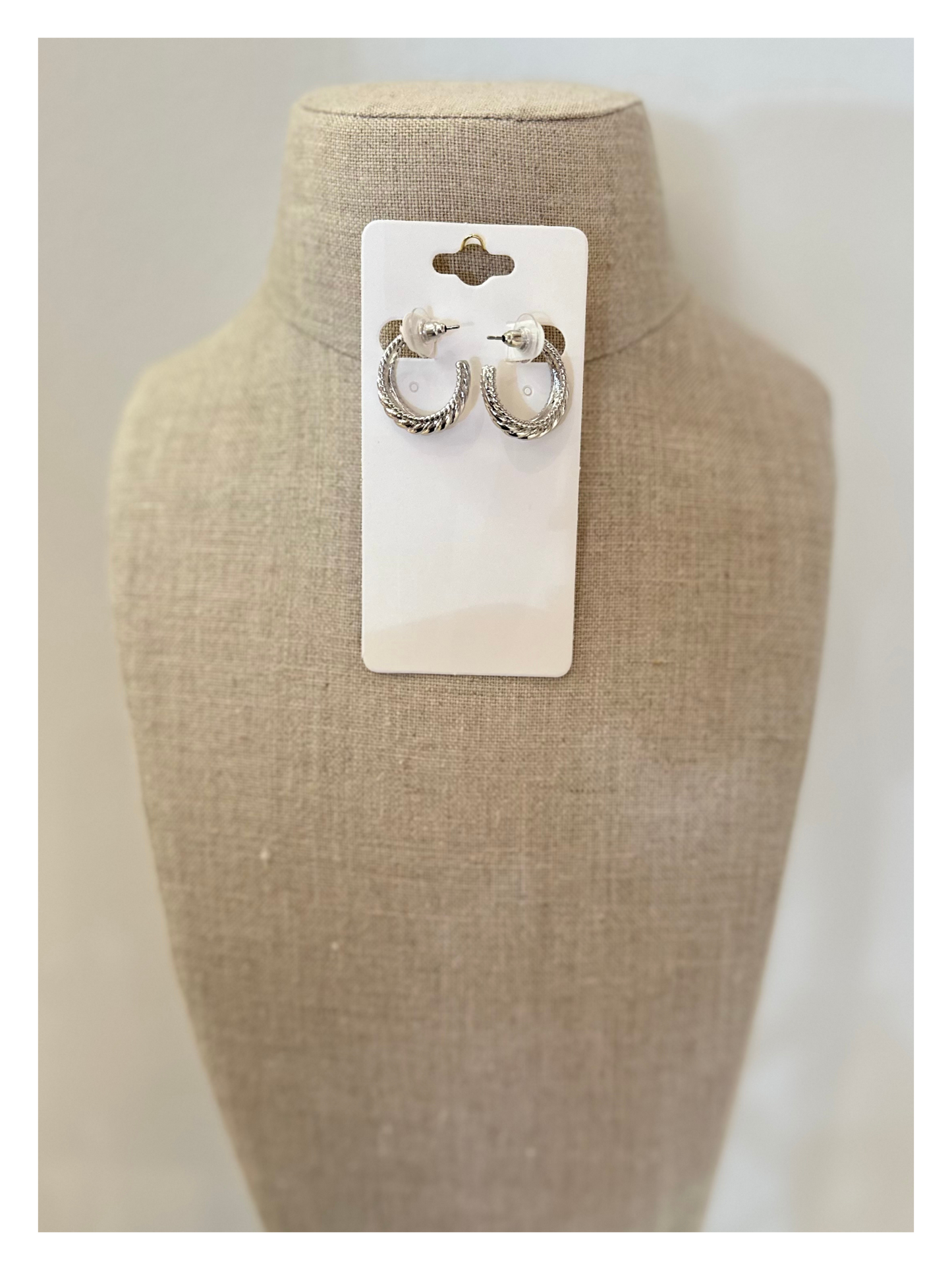 Abbey Earrings - Silver