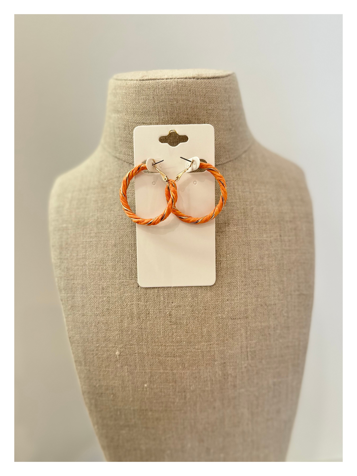 Polly Earrings - Orange