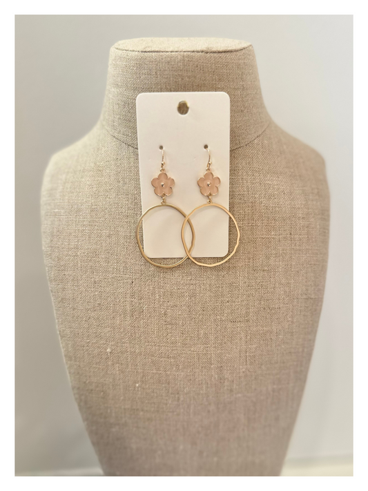 Sasha Earrings - Light Pink