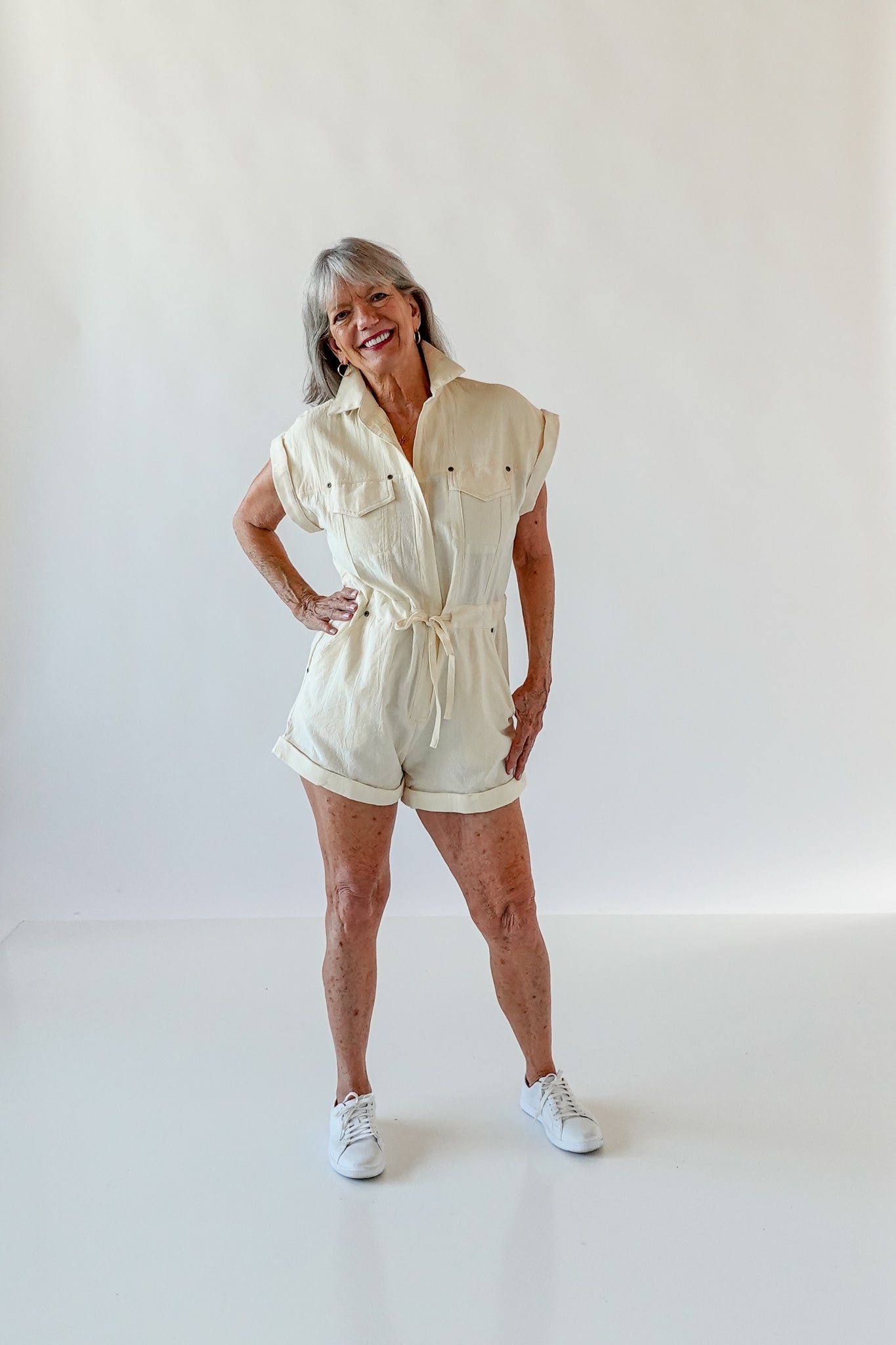 Sierra Romper - Cream