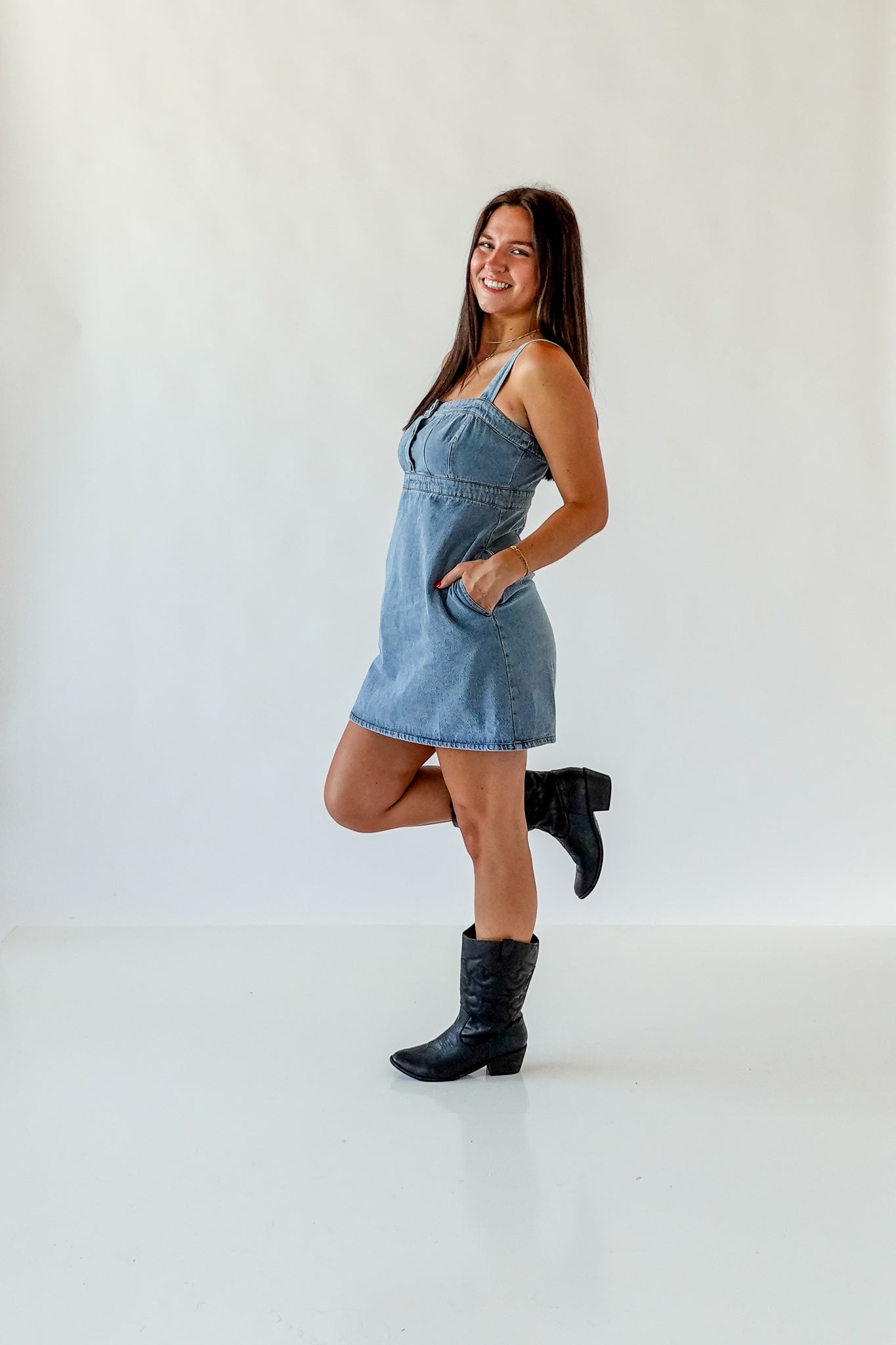 Winnie Denim Dress