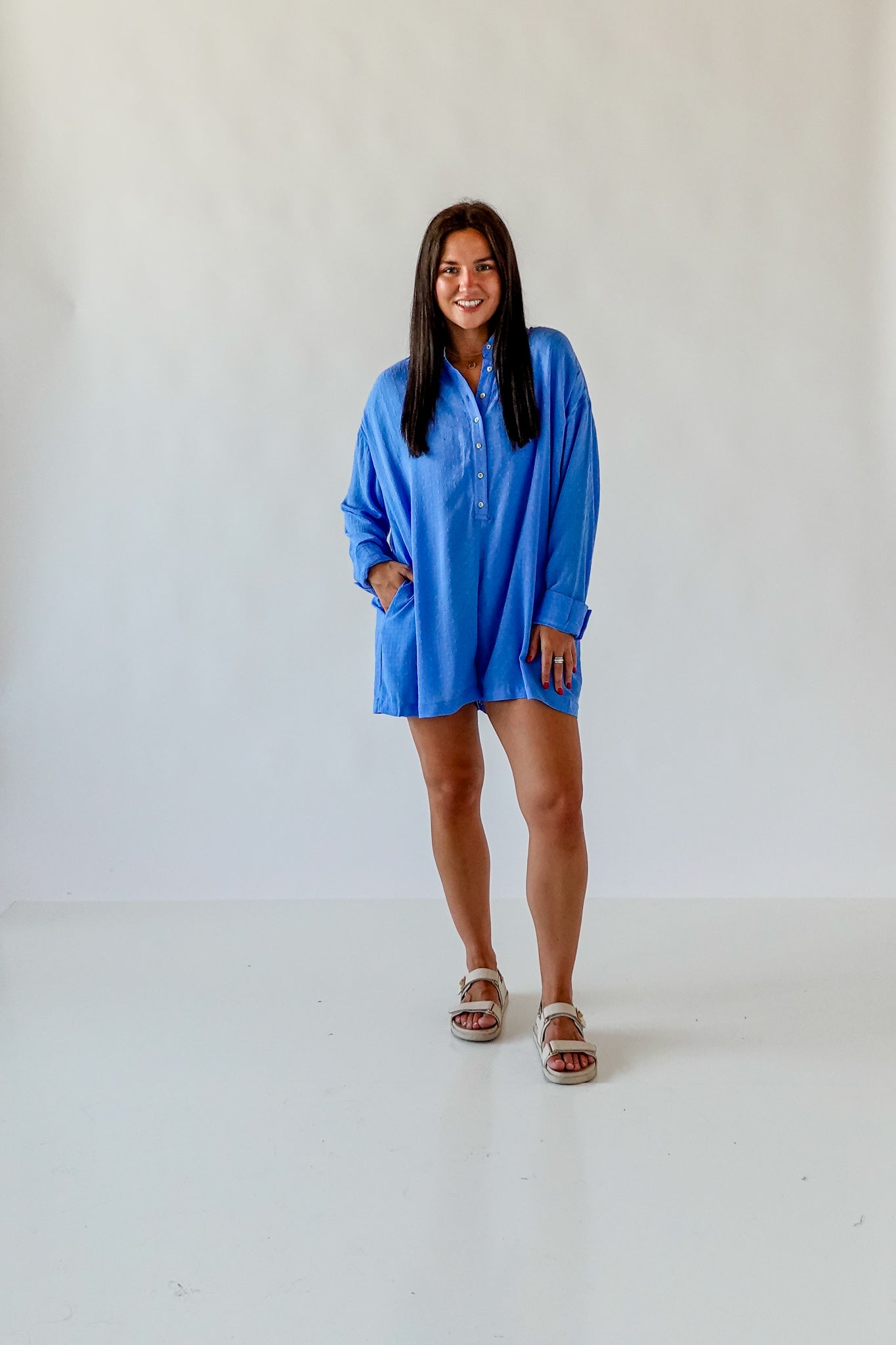 Darcy Button Down Romper