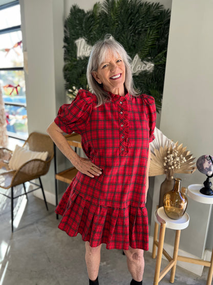 Jayna Plaid Dress