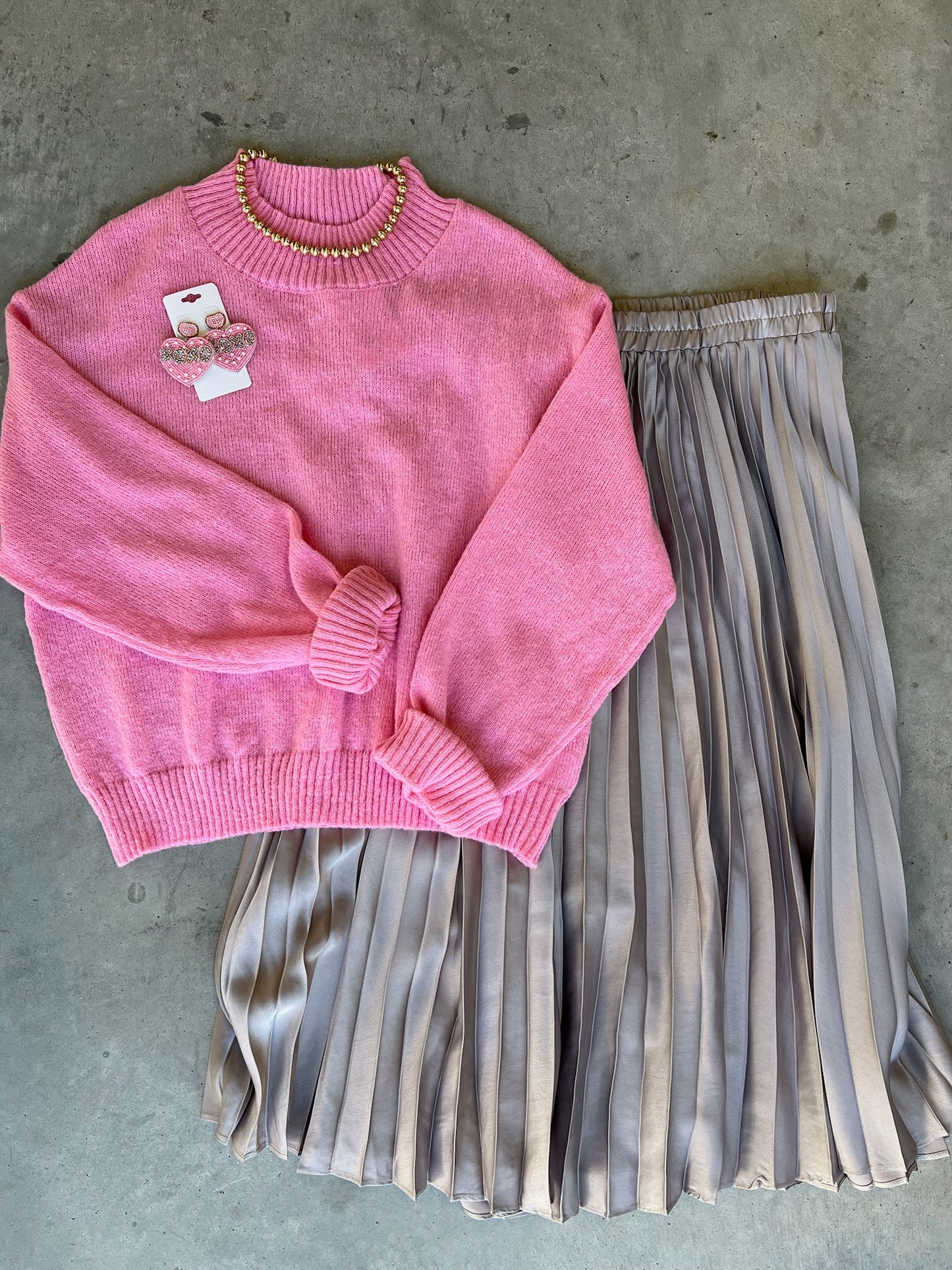 Kisses Sweater - Pink