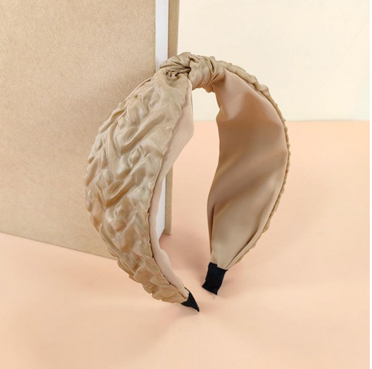 Khaki Knot Headband