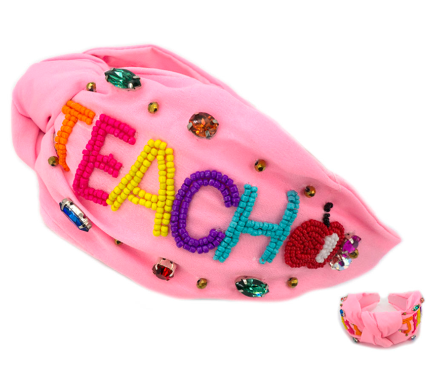 Teach Headband - Pink