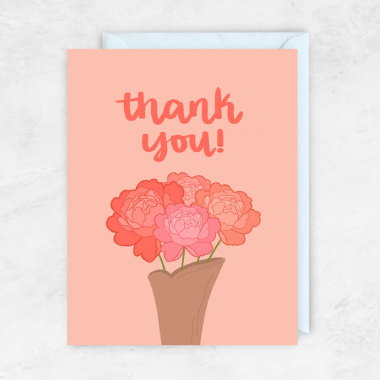 Greeting Card: Thank You (Florals)